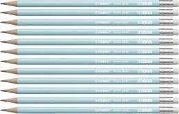 Ołówek Swano Pastel HB z gumką niebieski (12szt)