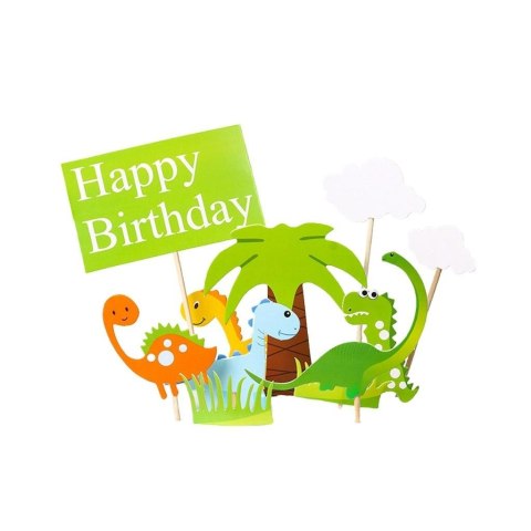 Dekoracja tortu dinozaury