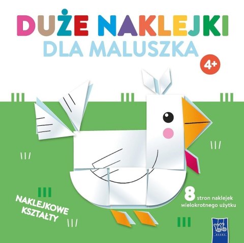 Duże naklejki dla maluszka 4+ Kurka