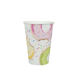 Kubki papierowe pączki 8szt