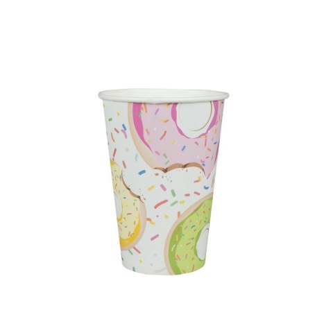 Kubki papierowe pączki 8szt