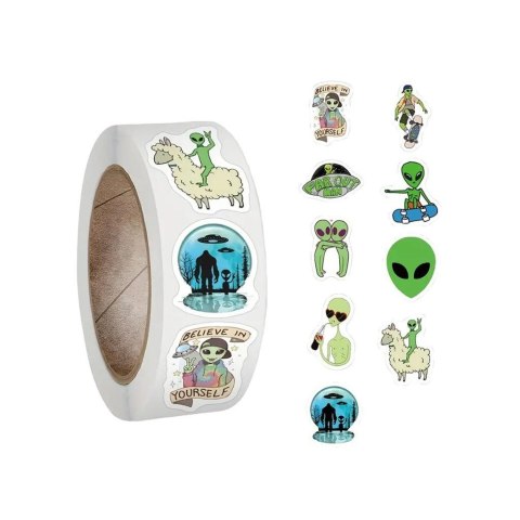 Zabawne naklejki UFO 300szt