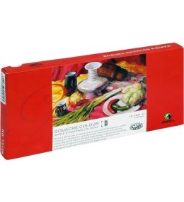 Farby gwasz 12 kolorów 12ml MARIES