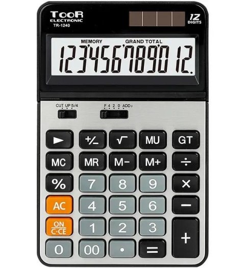Kalkulator biurowy TR-1240 12-pozycyjny TOOR