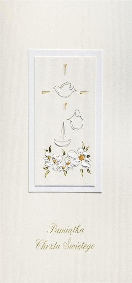 Karnet Chrzest DL CDL03 - Chrzcielnica