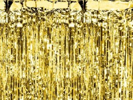 Kurtyna party złota 100x200cm
