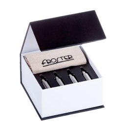 Pociski do drinków metalowe srebrne