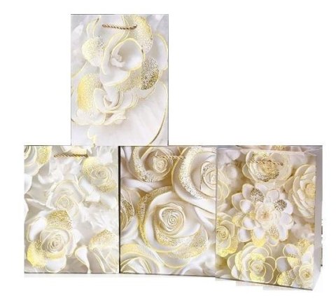 Torebka prezentowa L Kwiaty