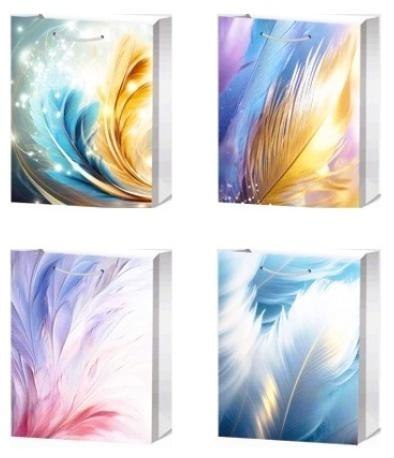 Torebka prezentowa L Piórka