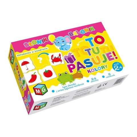 Słonik Balonik. To tu pasuje: Kolory