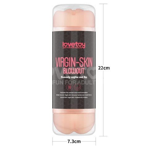 VIRGIN-SKIN BLOWOUT DOUBLE SIDE STROKER 24-0494