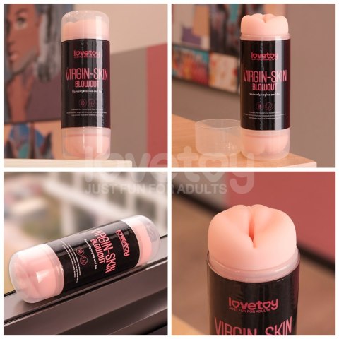 VIRGIN-SKIN BLOWOUT DOUBLE SIDE STROKER 24-0494