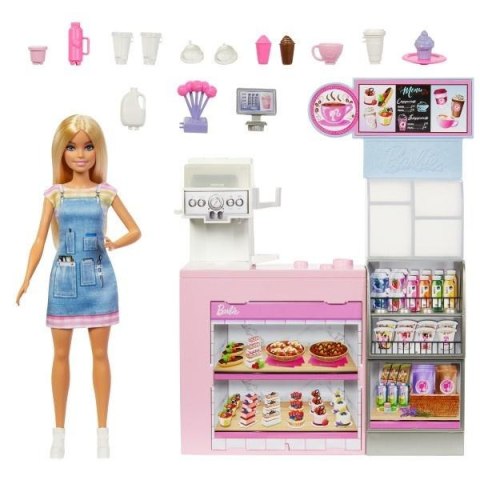 Barbie Kawiarnia Zestaw z lalką baristką