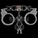 KAJDANKI REBELLION HEAVY METAL HANDCUFFS (SILVER) 24-0542