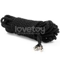 LINA DO KRĘPOWANIA REBELLION EBONY SILKY BONDAGE ROPE 24-0544