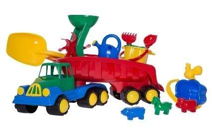 Samochód z łopatą dużą młynkiem 10el