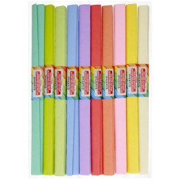 Bibuła marszczona pastel mix (10szt)