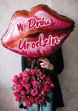 Karnet B6 3D Urodziny