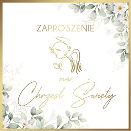 Zaproszenia Chrzest (10szt)