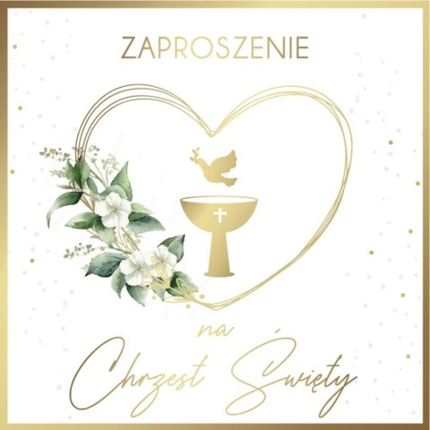 Zaproszenie Chrzest (5szt)