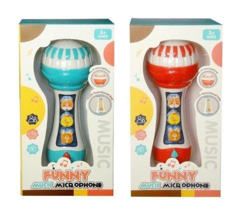 Mikrofon z dźwiękami i światłem mix