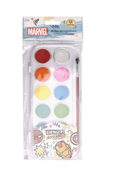 Farby akwarelowe Avengers 12 kolorów