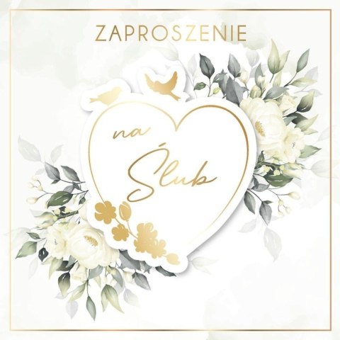 Zaproszenie Ślubu (5szt)