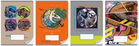 Zeszyt A5/16K kolor 3-linie Jurassic park (20szt)