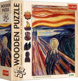 Puzzle drewniane 200 Krzyk TREFL