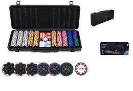 Zestaw do pokera 500 Exclusive nominały