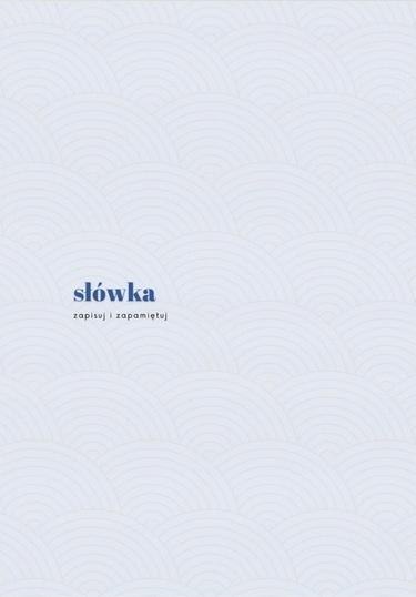 Zeszyt japoński A5/100K Słówka