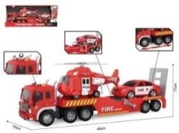 Auto laweta wojskowa + pojazdy 2szt światło dźwięk