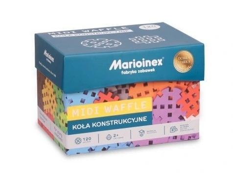 Klocki Midi Waffle 120el Koła konstrukcyjne