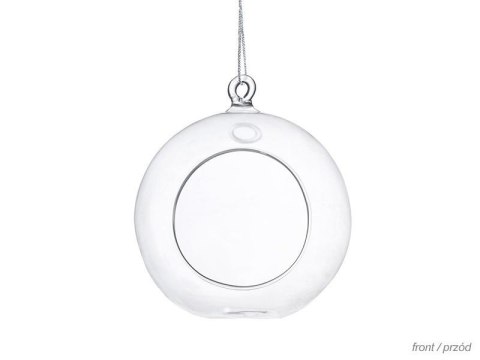 Kule szklane świeczniki 10cm 4szt