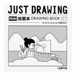 Szkicownik 100x100/80K Dziewczynka w górach