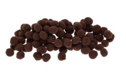 Pompony brązowe 10mm 100szt