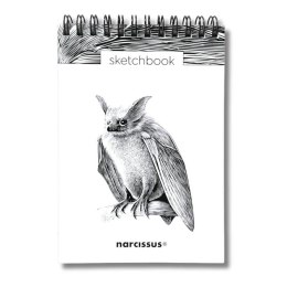 Szkicownik A6/60K na spirali - Nietoperz