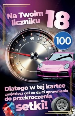 Karnet Prawo Jazdy 18 urodziny damskie