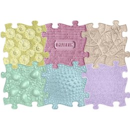 Mata podłogowa sensoryczna Baby Set Pastel 6 elem
