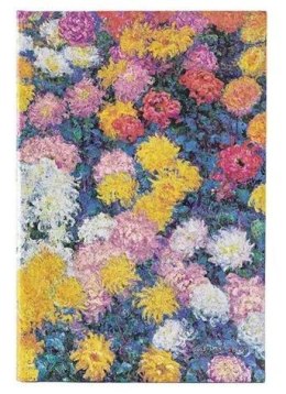Notatnik czysty Monet's Chrysanthemums midi