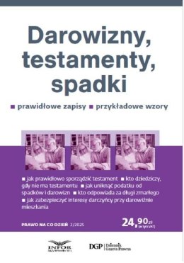 Darowizny, testamenty, spadki. Prawo na co dzień