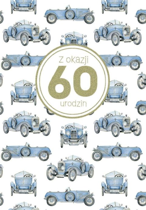 Kartka okolicznościowa Urodziny 60