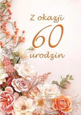 Kartka okolicznościowa Urodziny 60