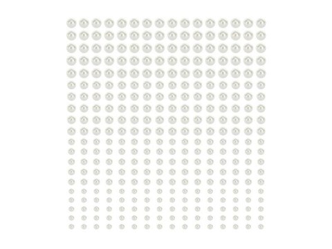 Naklejki perełki perłowy 440szt