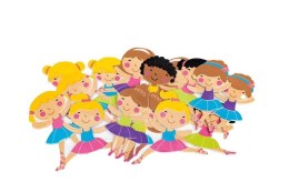 Naklejki z pianki taniec 16szt