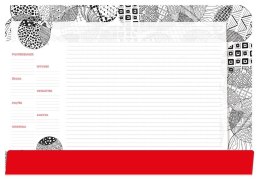 Podkład na biurko notes B3 - mandala do kolorowani