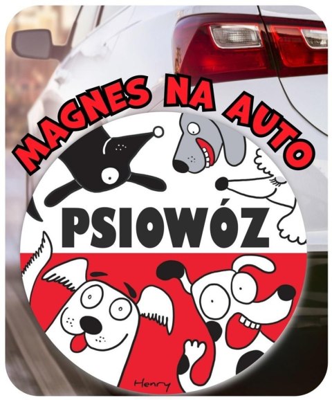Magnes na auto PSIOWÓZ