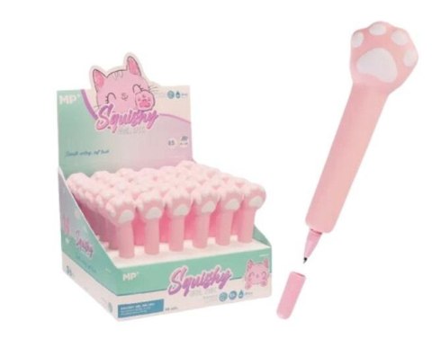Długopis żelowy Squishy Łapka (36szt)