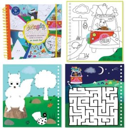 Kolorowanka Wodna z zadaniami Przygoda