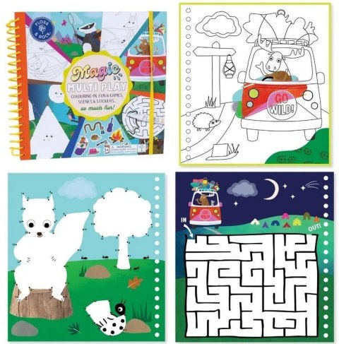 Kolorowanka Wodna z zadaniami Przygoda